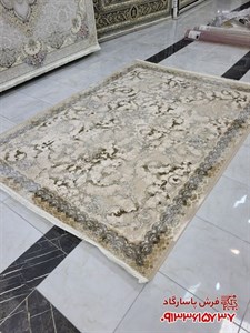 فرش وینتیج طلاکوب 1200 شانه تراکم 3600 کرم
