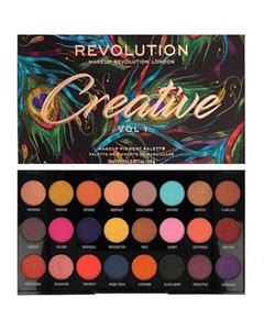 پالت سایه چشم 24 رنگ رولوشن مدل Creative