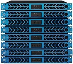 آمپلی فایر قدرت حرفه ای سری CVR D-3002، تک یونیت، 3000 وات x2 در 8 اهم
