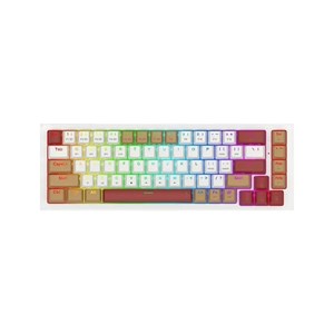 کیبورد بی سیم گیمینگ ردراگون Redragon Rammus K677WLR-RGB-PRO Wireless – سوییچ قهوه ای