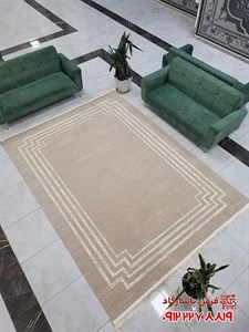 فرش ساده موکایی 1200 شانه تراکم 3600