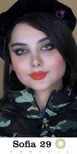 لنز چشم ونیسیا رنگ Sofia شماره 29 / Venicia Eye Lens colour Sofia number 29