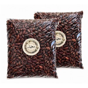 لوبیا چیتی قرمز ممتاز معتمد - 900 گرم بسته 2 عددی