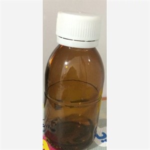 شیشه شربت 100 سی سی  با درب پرسی با کیفیت 