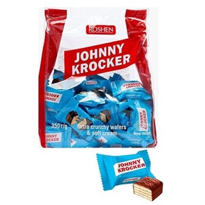 ویفر جانی کراکر روشن Roshen با کرم شکلات نارگیلی 