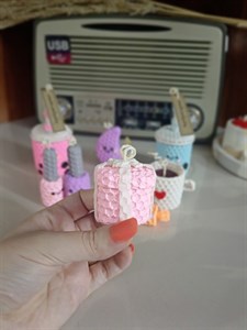 شمع طرح جعبه کادو