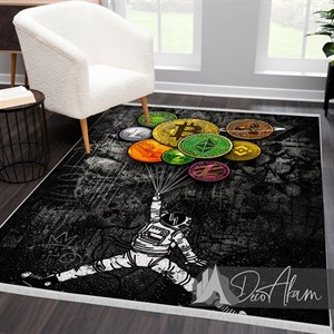 فرشینه پاپ‌آرت Astronaut Crypto DA-4067