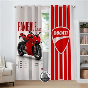 پرده موتور دوکاتی Panigale V4S کد DA-4035 مناسب اتاق جوان