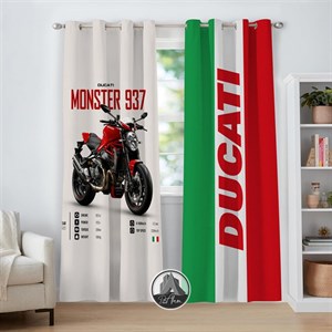 پرده موتور دوکاتی Monster 937 کد DA-4041 مناسب اتاق جوان