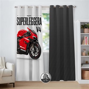 پرده موتور دوکاتی Superleggera V4 کد DA-4033 مناسب اتاق جوان