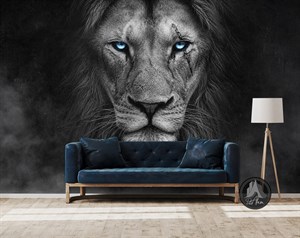پوستر دیواری انگیزشی شیر Stay Hungry کد DA-4048 مناسب اتاق کار