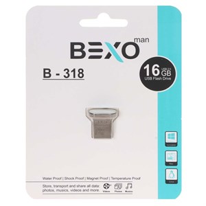 فلش BEXO B-318 USB2.0 Flash Memory - 16GB (گارانتی داده پردازی آواتک) مشکی