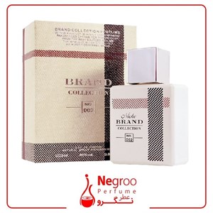 عطر ادکلن زنانه باربری لندن برند کالکشن کد 002 (Burberry London) حجم 25 میل