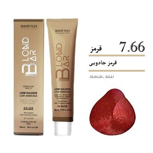 رنگ مو شماره 7.66 بلوندبار حجم 100 میلی لیتر