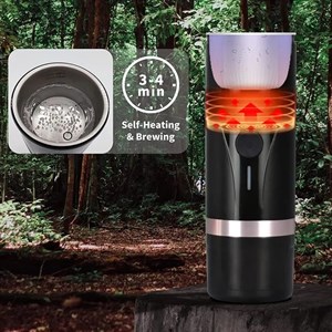اسپرسوساز برقی شارژی قابل حمل مدل pcm03 برند CERA  goo سفید
