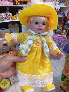 عروسک طرح سرامیکی آواز خوان ۱۲ اینچ