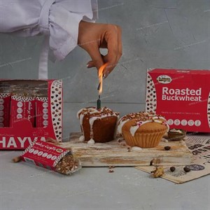 باکویت گندم سیاه برشته رژیمی جعبه ۱۲ساشه ای هایوا