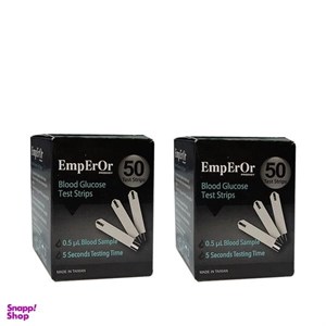 نوار تست قندخون امپرور (Emperor) مدل Ok2Aj دو بسته 50 عددی