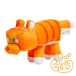 عروسک یانیک مدل گربه ماینکرفت کد 100367 طول 36 سانتی متر