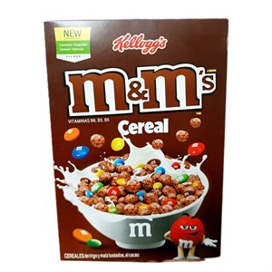 غلات صبحانه کلگز M&M s شکلاتی 325 گرمی – کورن فلکس ام اند امز با قطعات رنگارنگ شکلاتی