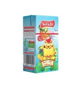 آبمیوه 125میل 10 میوه با بیسکویت تکدانه