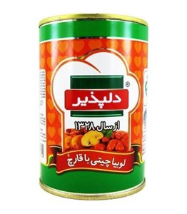 کنسرو 420 گرم لوبیا چیتی با قارچ دلپذیر