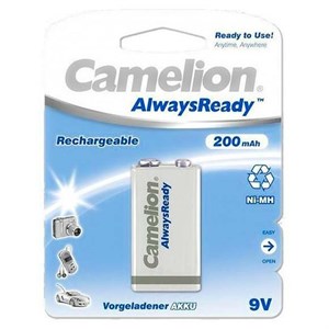 باتری کتابی شارژی 9 ولت کملیون AlwaysReady