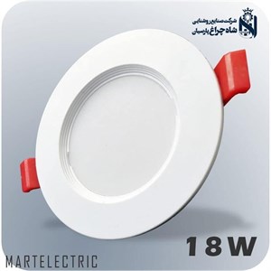 پنل ۱۸ وات شاهچراغ مدل روناک رنگ مهتابی