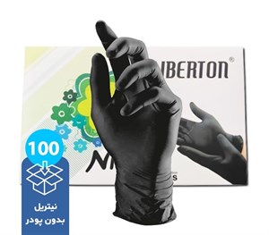 دستکش نیتریل مشکی
