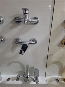 ست شیرالات شودر مدل پلاس کروم