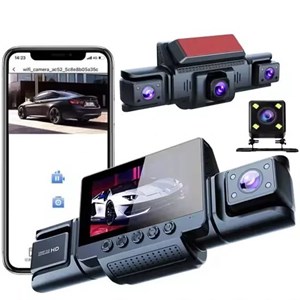 دوربین خودرو چهار لنز Vehicle BlackBOX DVR | ضبط جلو و داخل کابین با کیفیت Full HD