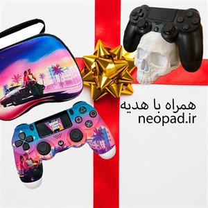 دسته بازی بی سیم پلی استیشن 4 - Play X مدل طرح دزد بزرگ GTA IV