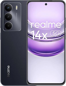 گوشی هوشمند Realme 14x دو سیم کارت 128 گیگابایت رام6 گیگابایت رم (فقط GSM | بدون CDMA) نسخه بین المللی آنلاک کارخانه ای 5G (مشکی کربنی)