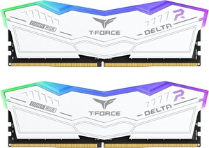 رم تیم گروپ دلتا سفید RGB DDR5 6000MHz 32GB (2x16GB) CL30 دو کاناله AMD Expo و Intel XMP سفید