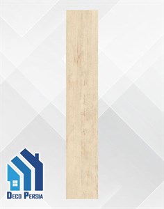کاشی خاک‌سفید فخار 120x20 طرح پارکت کالکشن کارن کرم مات