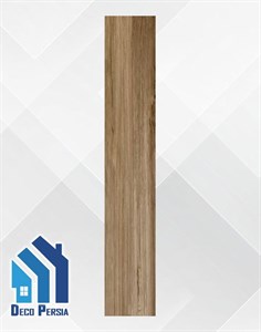 کاشی خاک‌سفید فخار 120x20 طرح پارکت کالکشن کلاسیکو کرم تیره مات