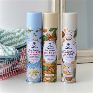 شامپو خشک لایتنس Lightness مدل Argan Oil حجم 200ml