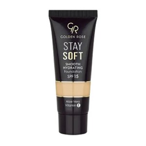 کرم پودر گلدن رز مدل Stay Soft Smooth با SPF 15 شماره 209 حجم 35 میلی لیتر