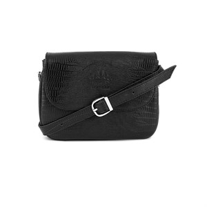 کیف دوشی زنانه رویال چرم کد W80.2 مشکی