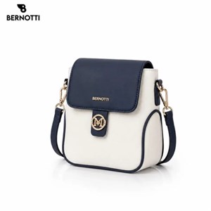 کیف رودوشی برند برنوتی مدل BERNOTTI TB-7190 سفید - نارنجی