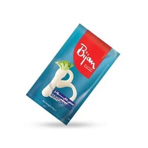 سس مایونز پرچرب تک نفره بیژن 20 گرم بسته 250 عددی