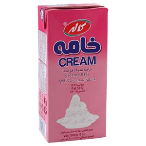 خامه پاکتی کاله 1 لیتر باکس 12 عددی