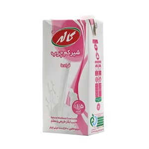 شیر کم چرب فرادما کاله 1 لیتر باکس 12 عددی