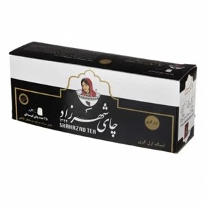 چای سیاه کیسه ای ارل گری شهرزاد بسته 25 عددی