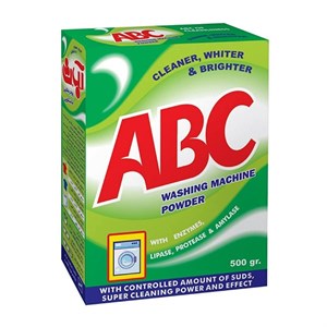 پودر ماشین لباسشویی آ.ب.ث 500 گرم