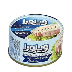 کنسرو تن ماهی هوور در روغن مایع گیاهی ویلورا 180 گرم