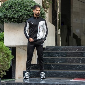 ست سویشرت شلوار مردانه مشکی مدل MotorSport