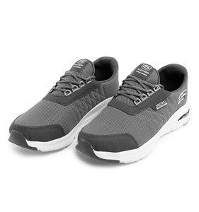 کفش ورزشی Skechers مردانه طوسی بندی مدل 42674