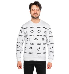 بلوز دورس یقه گرد SMILEY سفید مدل 45738