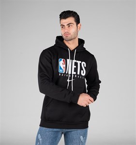 هودی مردانه کلاهدار مشکی طرحدار Nike مدل 49080